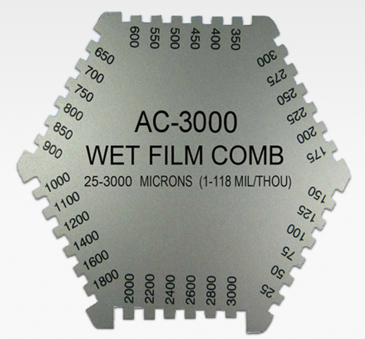 AC-3000六角湿膜仪 湿膜梳