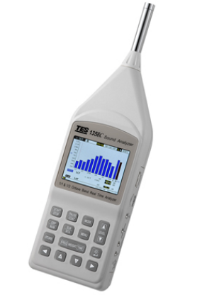 台湾泰仕 TES-1358C 1/1及1/3八音度实时音频分析仪